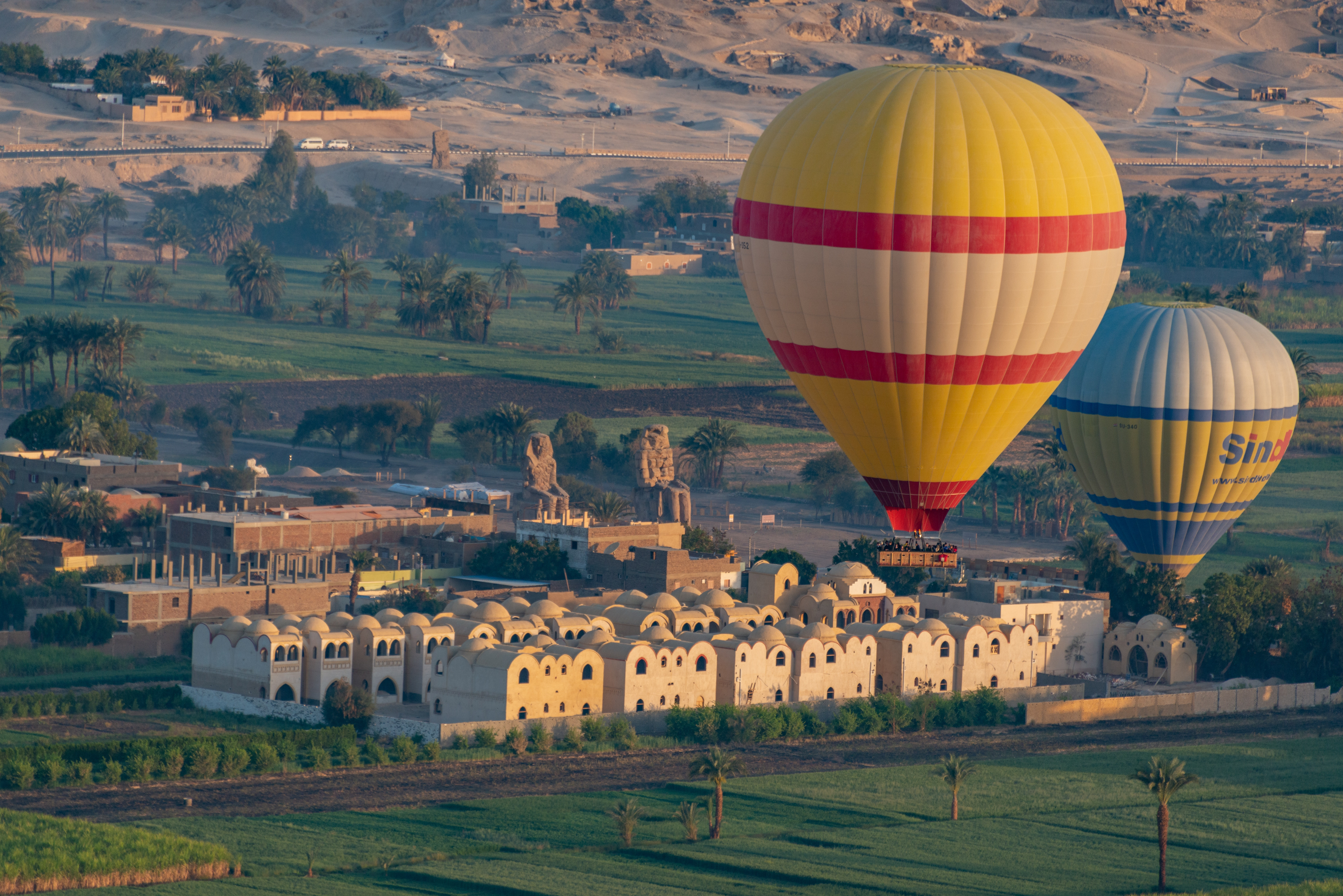 Luxor-Heißluftballon mit Best of Luxor